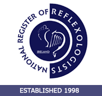 reflexologist member of the National Register of Reflexologists Ireland accredited by Aviva Health, VHI Healthcare, Laya Healthcare and GLO Health refund